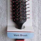 Annie Rubberized Soft Grip Vented Vent Hair Brush Red Simple Basic Plain Plastic