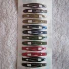 12 Scunci Colorful Glitter Sparkly Painted Metal Hair Contour Snap Clips Breanna