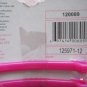 12 Eye Candy Bright All Plastic Flat Tight Hair Barrettes No Metal Clips Pins
