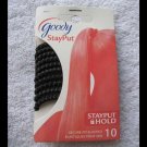 10 Black 2009 Goody Ouchless Stay Put Ponytailer Hair Bands No Metal Elastics