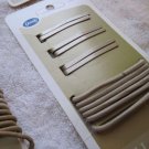 Goody Shades of Blonde Ponytailer Elastic Hair Bands Flat Metal Bobby Slide Pins