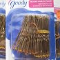 100 Metal Styling Hold It Secure Hair Pins Goody Coated Pin Blend Bronze Black