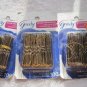 100 Metal Styling Hold It Secure Hair Pins Goody Coated Pin Blend Bronze Black