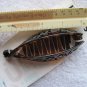 Scunci Design Plastic Secure Hinged Open Banana Comb Hair Barrette Clip Tortoise