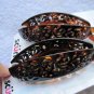 Scunci Design Plastic Secure Hinged Open Banana Comb Hair Barrette Clip Tortoise