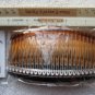 3 Plastic Classic Large 5" Inch Side Hair Comb Fashion Clear Black Amber Brown