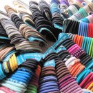 30 Goody Ouchless Rubber Elastic Ponytailer Hair Bands Thick 4mm White Colorful