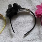 Goody Luxe Fashionow Layered Chiffon Flower Jewel Center Silky Fabric Headband
