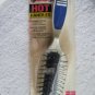 Goody Hot Handles Cushioned Styler Hair Brush Smoothing Blue Grip Smooth Comfort