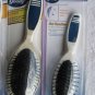 Goody Hot Handles Cushioned Styler Hair Brush Smoothing Blue Grip Smooth Comfort