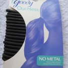 17 Goody Ouchless Gentle Elastics No Metal Ponytailer Hair Bands Solid Black 09