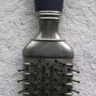 Goody Anti Static Detangling Flat Base Hair Brush Metal Detangle 2001 Blue Grip