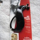 Vidal Sassoon Plastic Hair Clip Twist & Lock Barrette Allergy Gentle Pro Black