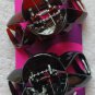 2 Goody Slideproof Large Black Tortoise Spider Octopus Plastic Jaw Claw Clips 3"