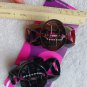 2 Goody Slideproof Large Black Tortoise Spider Octopus Plastic Jaw Claw Clips 3"