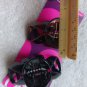 2 Goody Slideproof Large Black Tortoise Spider Octopus Plastic Jaw Claw Clips 3"