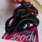 2 Goody Slideproof Large Black Tortoise Spider Octopus Plastic Jaw Claw Clips 3"