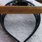 Goody Wide Intricate Scroll Design Plastic Head Band Black Tortoiseshell Brown