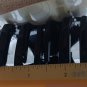 Scunci Adjustable Teeth Pinch Hinge Black Plastic Claw Hair Clip Jaw Wingless