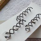 3 Conair Pin Twirls Metal Spiral Hair Spin Pins Bun Updo Hair Accent Gray 2.25"