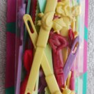 26 Goody Kids Girls Plastic Hair Barrettes Stay Tight Slip Secure Pastel Vibrant