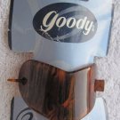 Goody 1999 Plastic Hair Barrette Stick Through Pin Updo Heart Open Oval Vintage