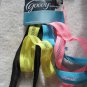 4 Goody Ouchless Yoga Fish Net Mesh Headwraps Net Head Band Hot Pink Blue Yellow