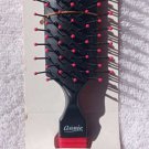 Annie Rubberized Soft Grip Vented Vent Hair Brush Red Simple Plastic Basic Plain