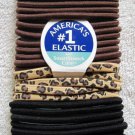 Wild Side 30 Goody Ouchless No Metal Rubber Elastics Ponytailer Hair Bands 4mm