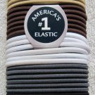 Java Bean 30 Goody Ouchless No Metal Rubber Elastics Ponytailer Hair Bands 4mm