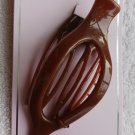 Scunci Unbreakable All Hair Strong Hold Brown Claw Clip Oval Half Comb Kimberly