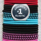 Rock Star 30 Goody Ouchless No Metal Rubber Elastics Ponytailer Hair Bands 4mm