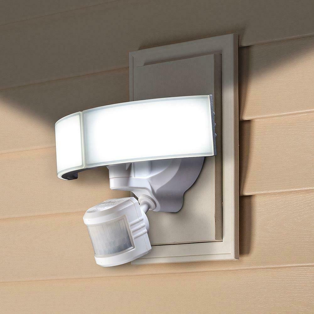 Defiant 270 Degree White LED Bluetooth Motion Outdoor Security Light