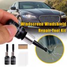 2pcs Automotive Glass Nano Repair Fluid Car Window Glass Crack Chip Repair Tool Kit `