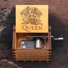 Hot Wooden Hand Crank Queen Music Box Bohemian Rhapsody Theme Game