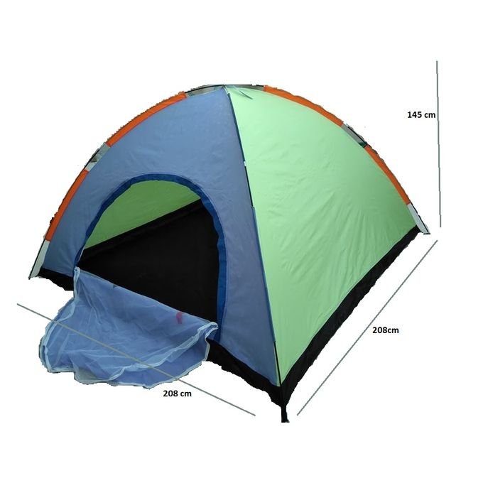 GIGATENT 7&acirc;�&sup2; X 7&acirc;�&sup2; 3 PERSON 3 SEASON Dome TENT waterproof & UV resistant fabric carry bag Included