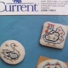 Cross stitch magnet kit Current 3 designs chicken cat duck