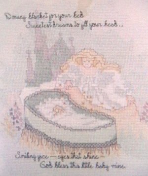 Cross stitch pattern Sweetest Dreams for baby Leisure Arts 794