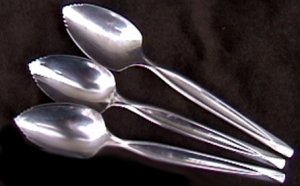 Rogers grapefruit spoons stainless flatware