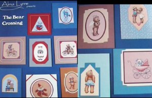 Cross stitch pattern booklet Bear Crossing by Alma Lynne