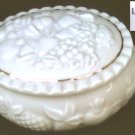 Lenox china trinket box fruit oval gold trim Lenox china trinket box fruit oval gold trim