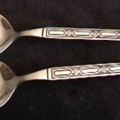 Hanford stainless flatware Caldwell geometric black design