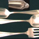 Oneida Rockford Hawthorne silverplate 1908 3 serve pcs silver plate flatware