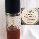 Tabu spray cologne by Dana about 1 ounce old bottle