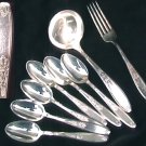 Rogers Ambassador IS silverplate gravy ladle 6 tsp fork 1847 Rogers Bros IS Rogers Ambassador IS silverplate gravy ladle 6 tsp fork 1847 Rogers Bros IS
