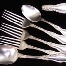 Rogers Arbutus silverplate IS 1908 5 pcs Rogers & Sons AA silver plate Rogers Arbutus silverplate IS 1908 5 pcs Rogers & Sons AA silver plate