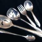 Rogers Springtime IS silverplate 1957 baby set & serve pieces Rogers 1847 IS