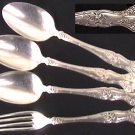 Rogers Vintage silverplate 1904 4 tsps 2 forks 1847 Rogers Bros XS Quintuple silver plate flatware