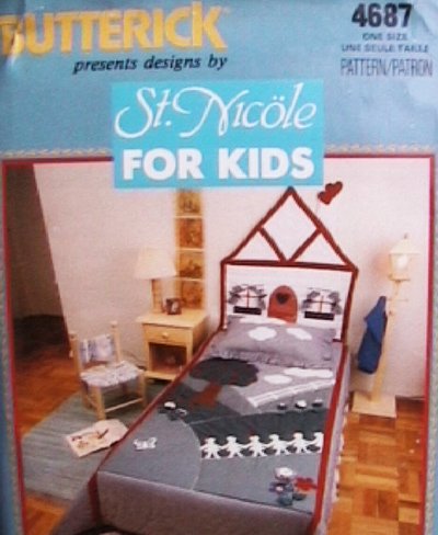 butterick pillow quilt sewing pattern sham headboard quilting machine