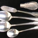Rogers Remembrance silverplate serving pieces 2 spoons butter sugar spoon 1948